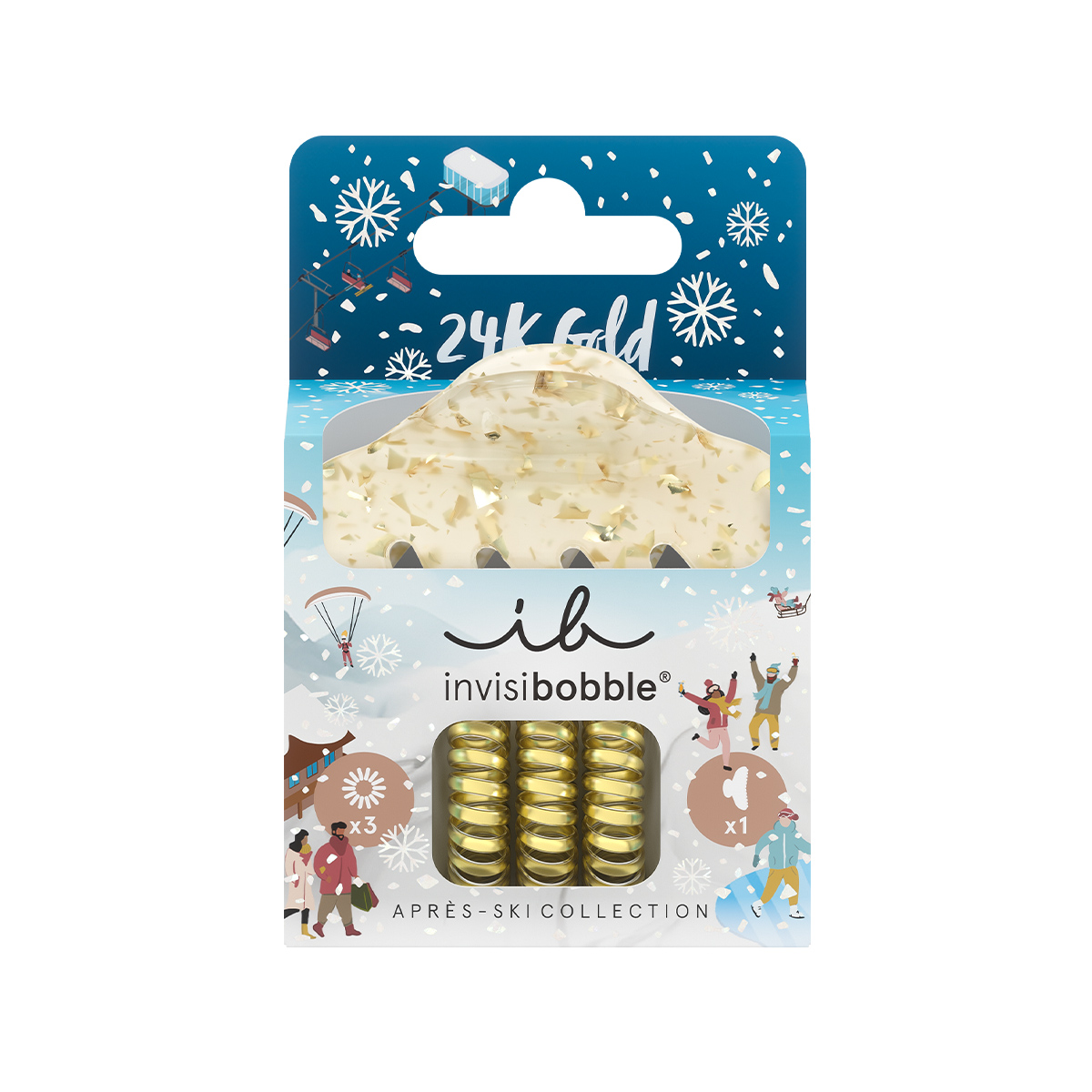 Инвизибабл Подарочный набор аксессуаров для волос 24K Gold (Invisibobble, Sets) фото 3