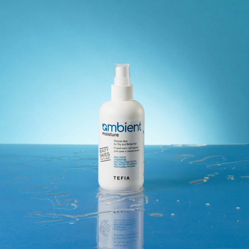 Тефия Спрей-мист пептидный для сухих и ломких волос, 250 мл (Tefia, Ambient) Тефия Спрей-мист пептидный для сухих и ломких волос, 250 мл (Tefia, Ambient) фото 1