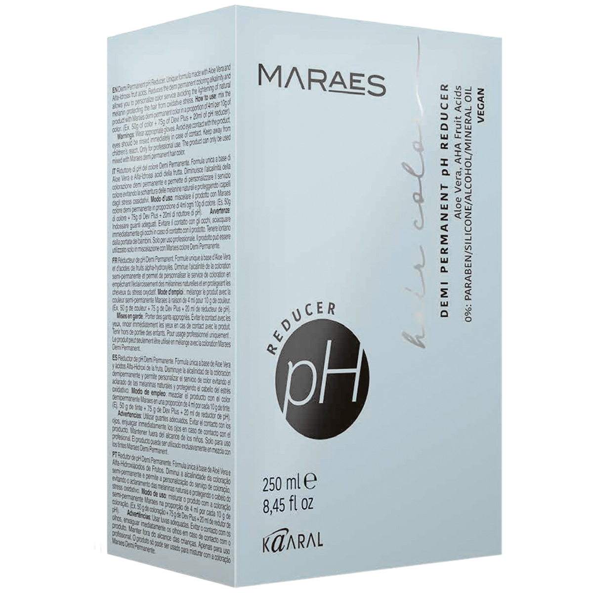 Каарал pН-модулятор для полуперманентной крем-краски для волос, 250 мл (Kaaral, Maraes) Каарал pН-модулятор для полуперманентной крем-краски для волос, 250 мл (Kaaral, Maraes) фото 3