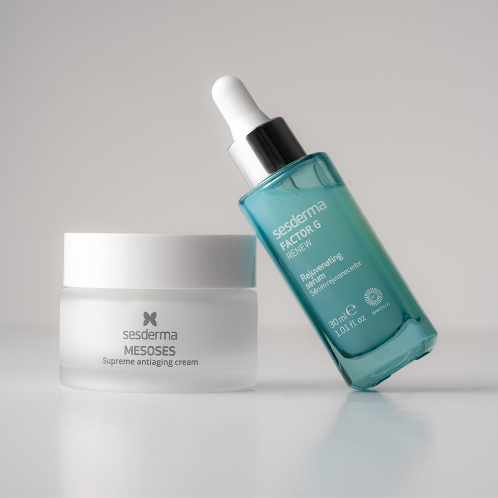Сесдерма Набор антивозрастных средств для лица: сыворотка 30 мл + крем 50 мл (Sesderma, Factor G) фото 1