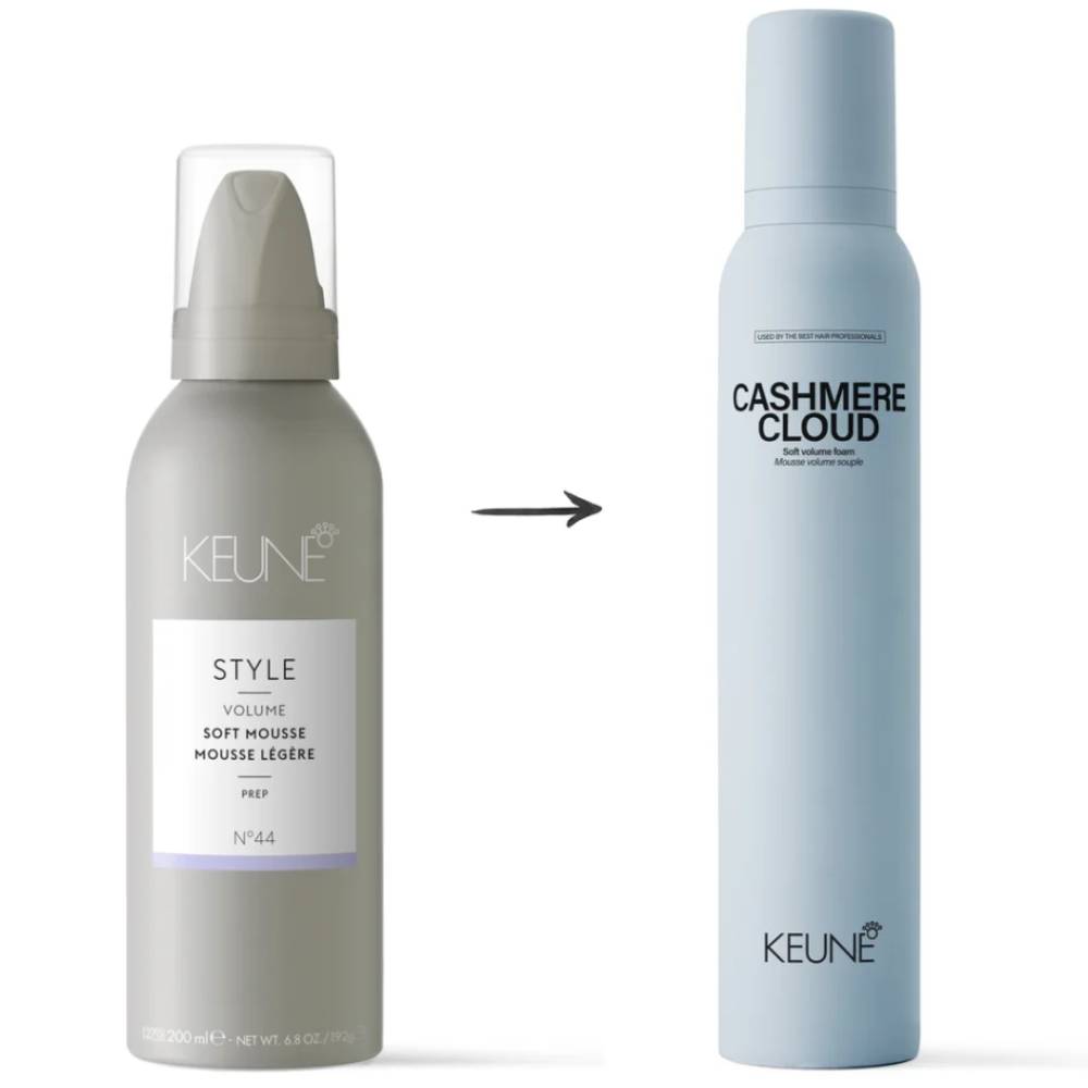 Кёне Мягкий мусс для волос Cashmere Cloud, 200 мл (Keune, Style New) фото 1