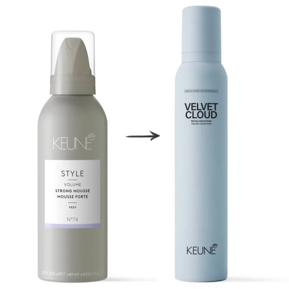 Кёне Мусс сильной фиксации для укладки волос Velvet Cloud, 75 мл (Keune, Style New) фото 1