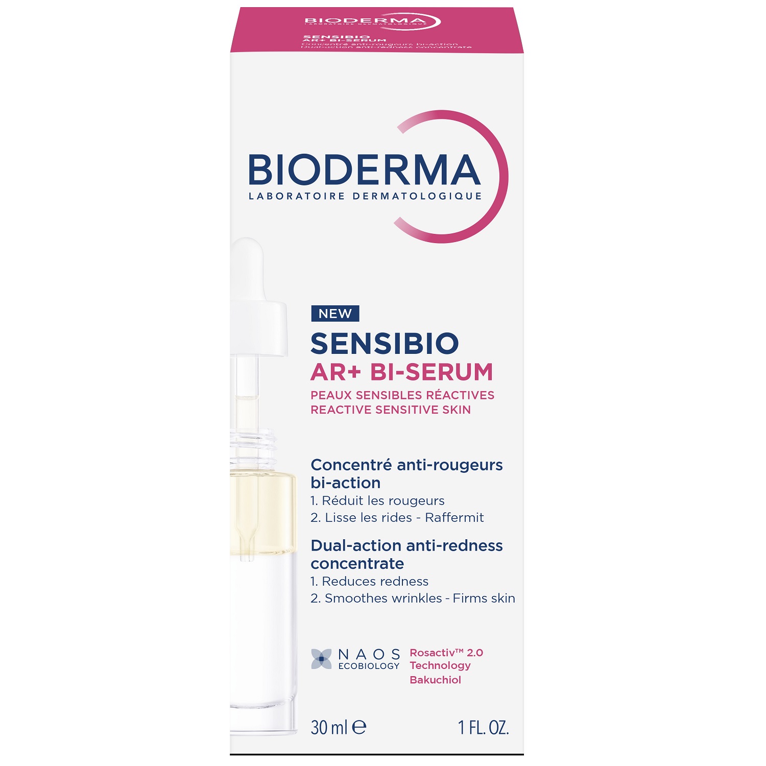 Биодерма Успокаивающая сыворотка AR+ против покраснений и морщин, 30 мл (Bioderma, Sensibio) фото 4
