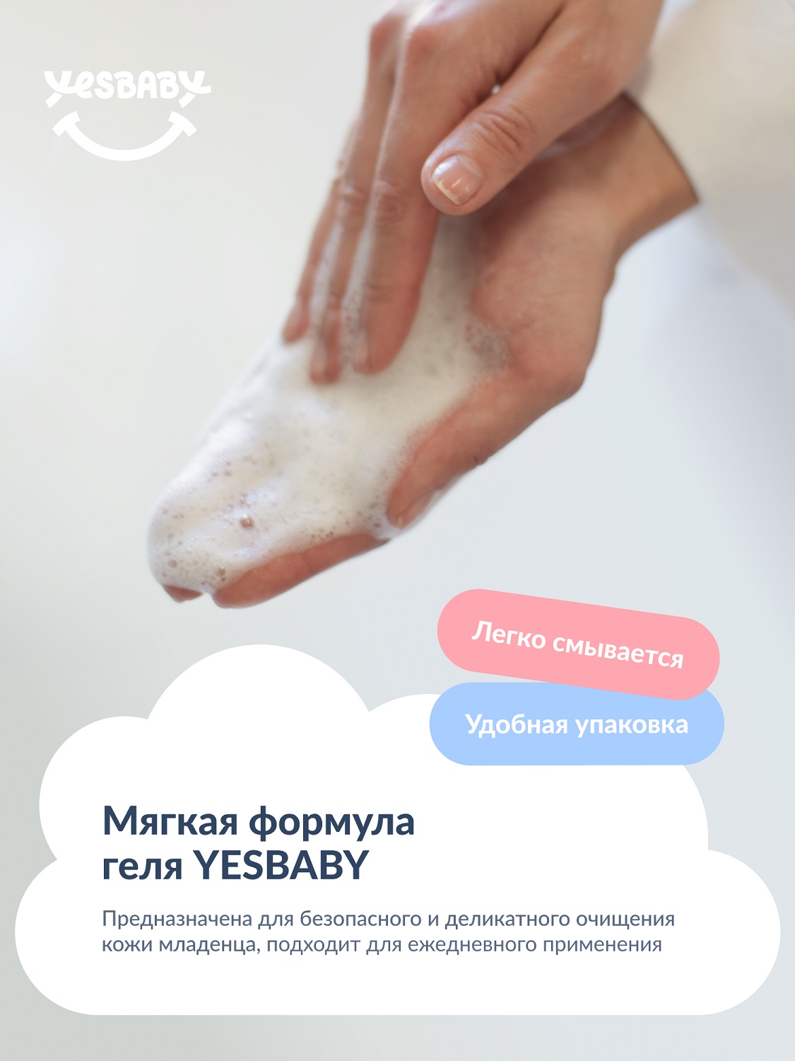 ЙесБэби Мягкий гель для купания 1+, 250 мл (YesBaby, ) фото 5