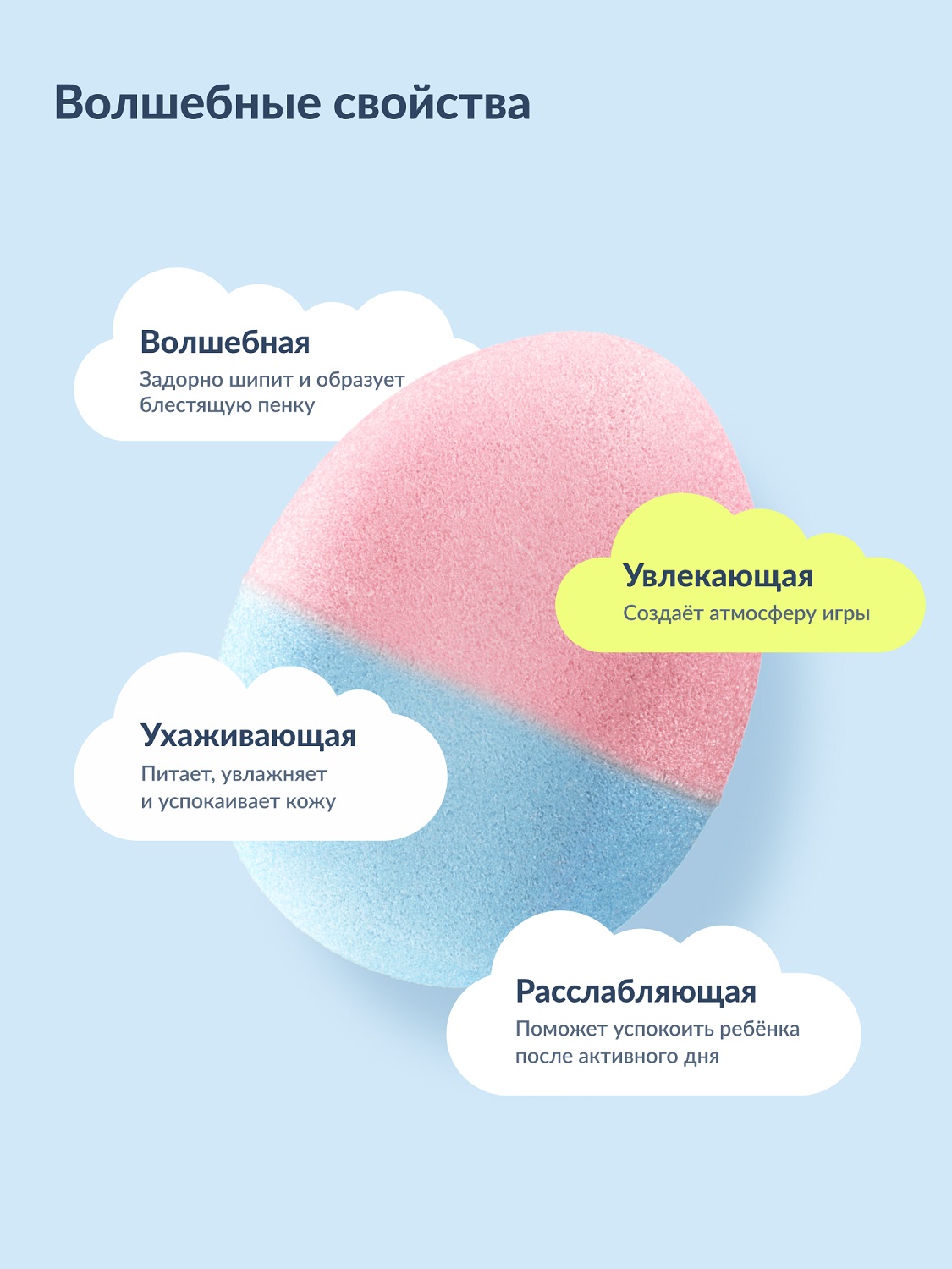 ЙесБэби Бомбочка для ванны 