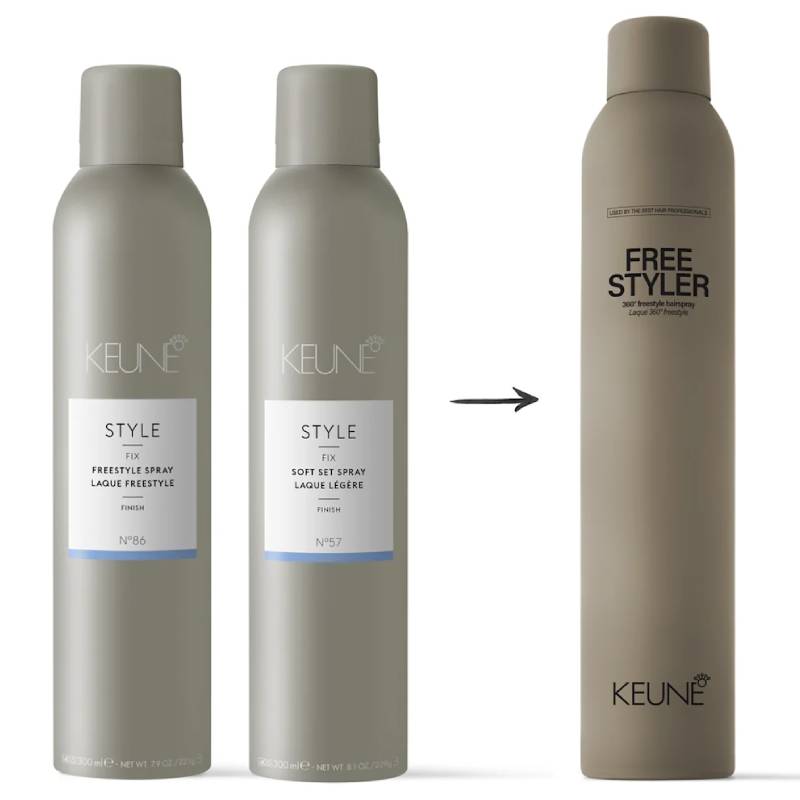 Кёне Лак для волос средней фиксации Freestyler, 300 мл (Keune, Style New) фото 1