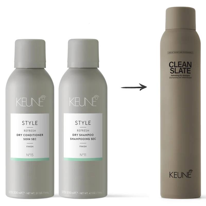 Кёне Сухой шампунь для волос Clean Slate, 200 мл (Keune, Style New) фото 1