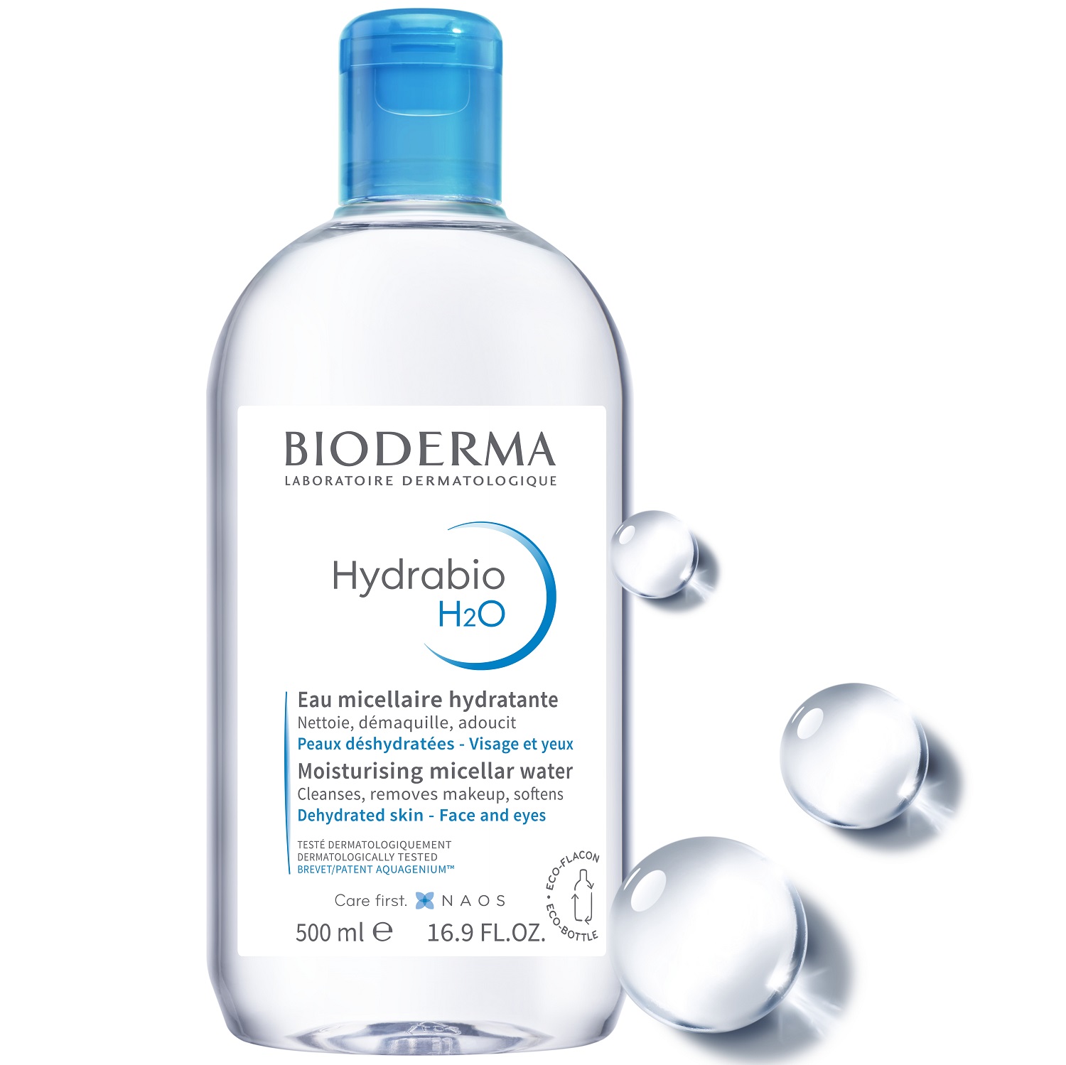 Биодерма Мицеллярная вода для обезвоженной кожи, 500 мл (Bioderma, Hydrabio) фото 1