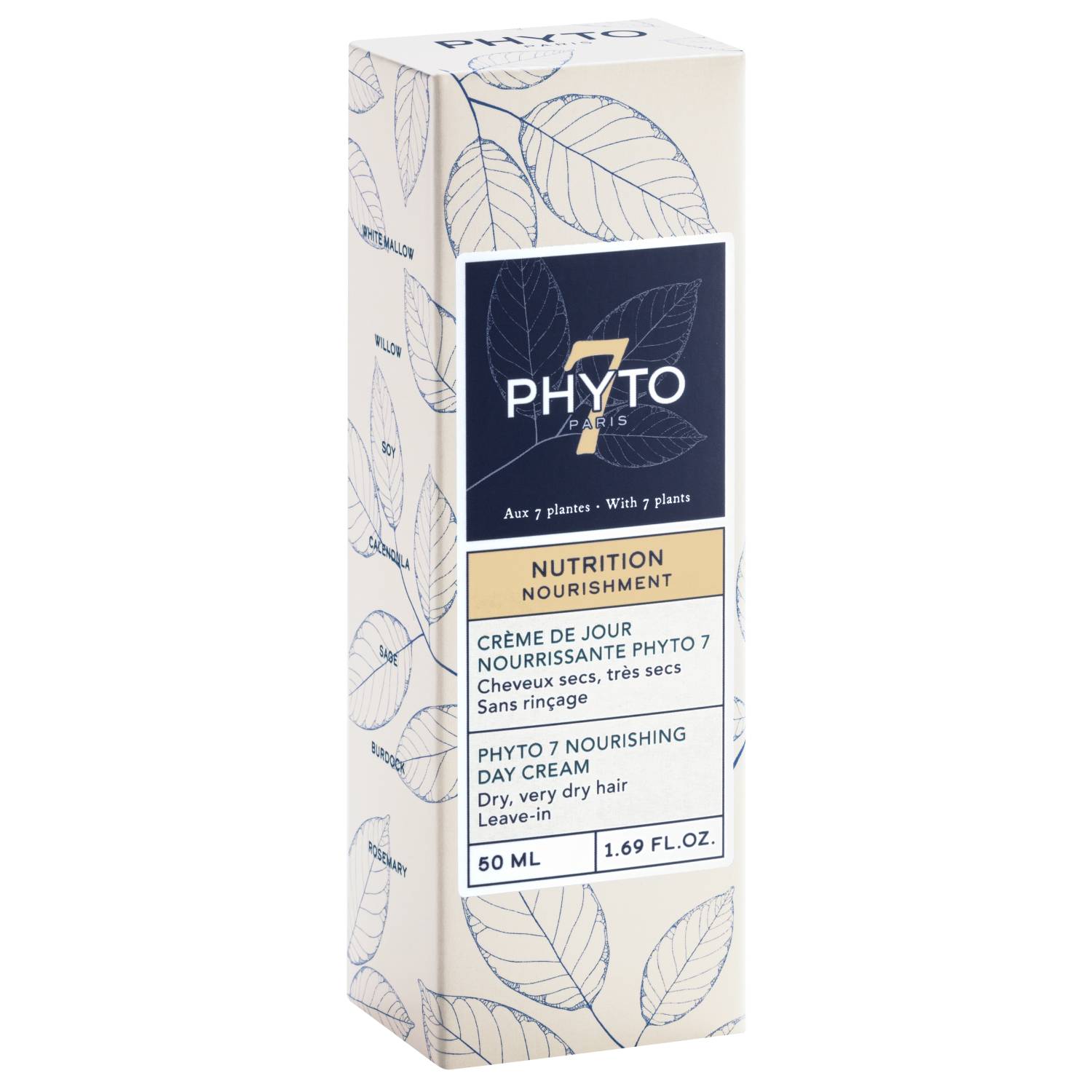 Фито Питательный крем для сухих волос Phyto 7, 50 мл (Phyto, Nourishment) фото 2