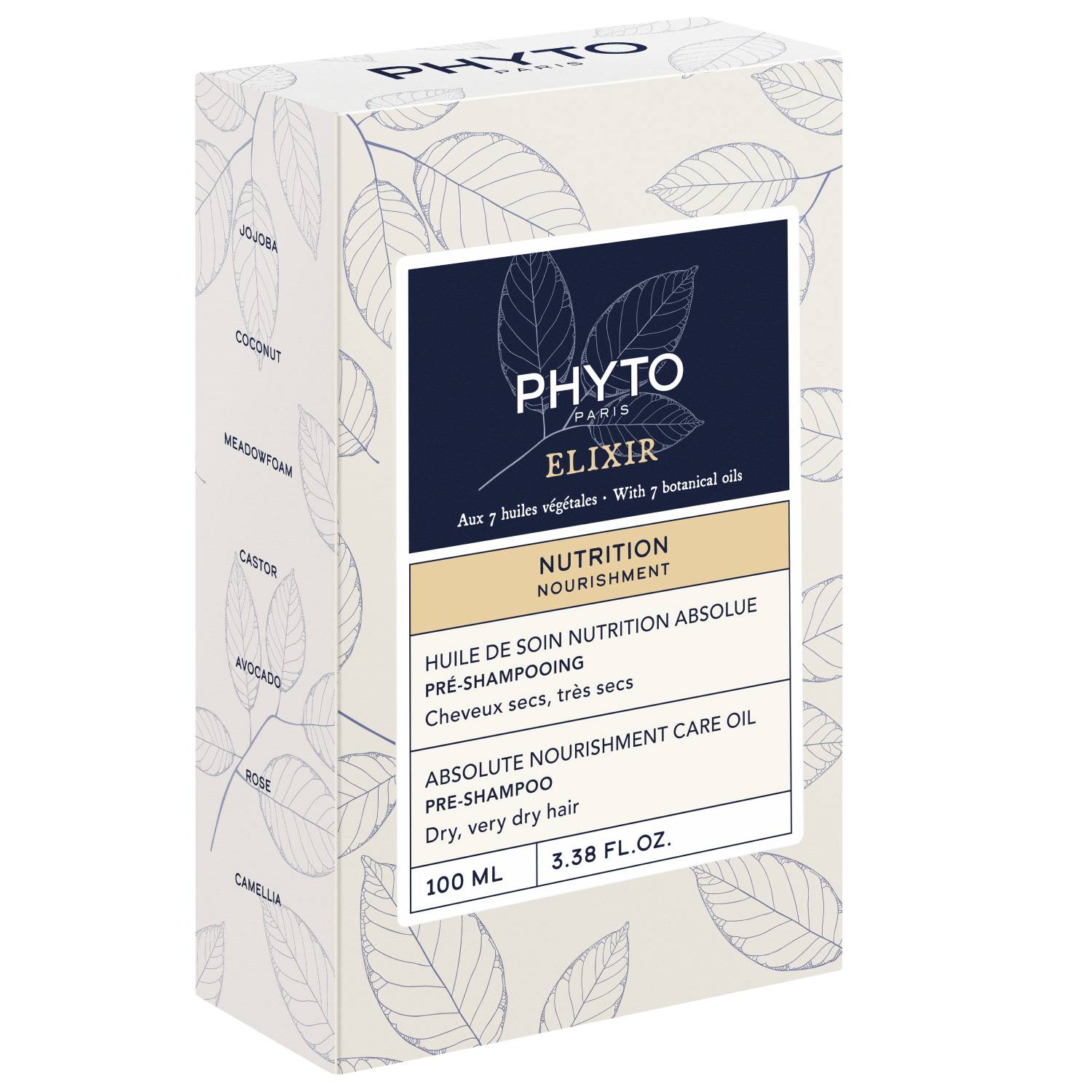 Фито Питательное масло для ухода за волосами Elixir Absolute Care, 100 мл (Phyto, Nourishment) фото 2