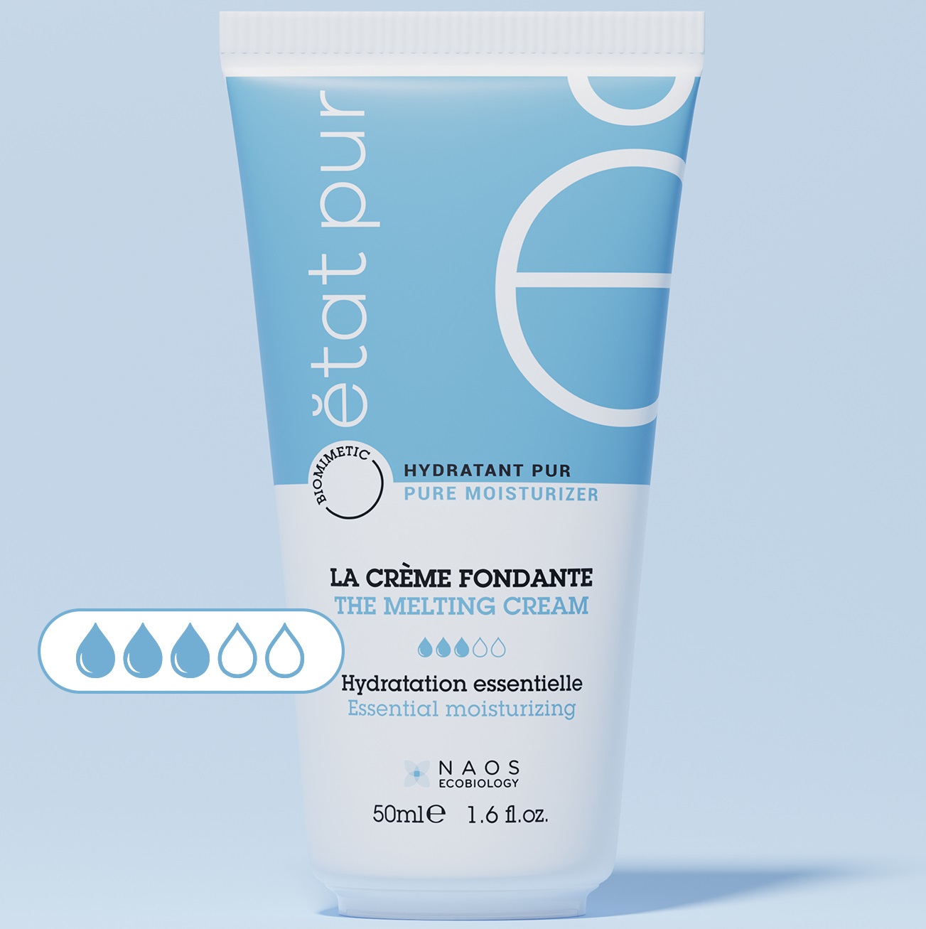 Эта пюр Увлажняющий крем с легкой тающей текстурой для лица и шеи, 50 мл (Etat Pur, Уход) фото 3