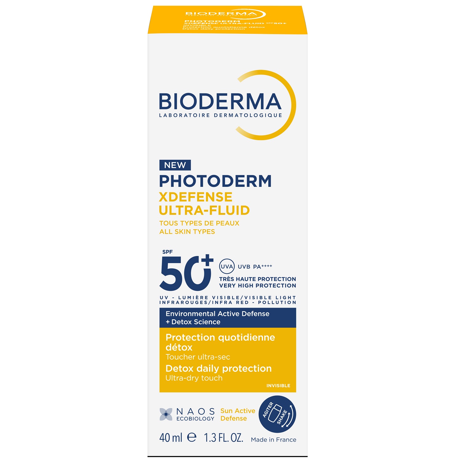 Биодерма Солнцезащитный флюид для всех типов кожи Xdefense SPF50+, 40 мл (Bioderma, Photoderm) фото 4