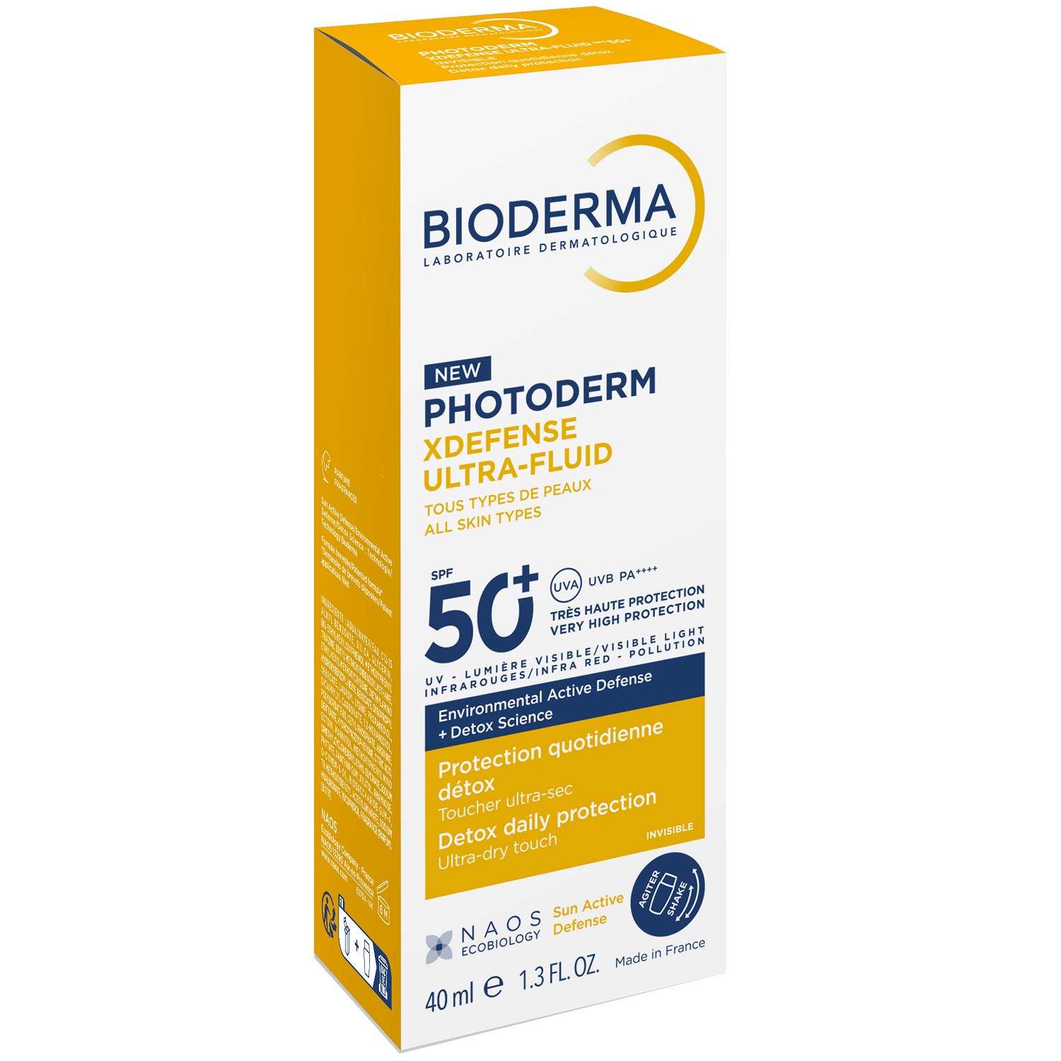 Биодерма Солнцезащитный флюид для всех типов кожи Xdefense SPF50+, 40 мл (Bioderma, Photoderm) фото 6