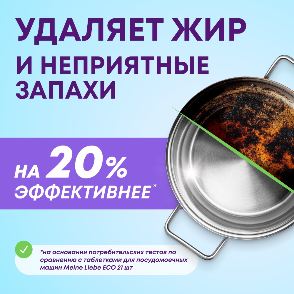 Майне Либе Таблетки для посудомоечных машин All-in-One, 33 шт (Meine Liebe, Посуда) фото 1