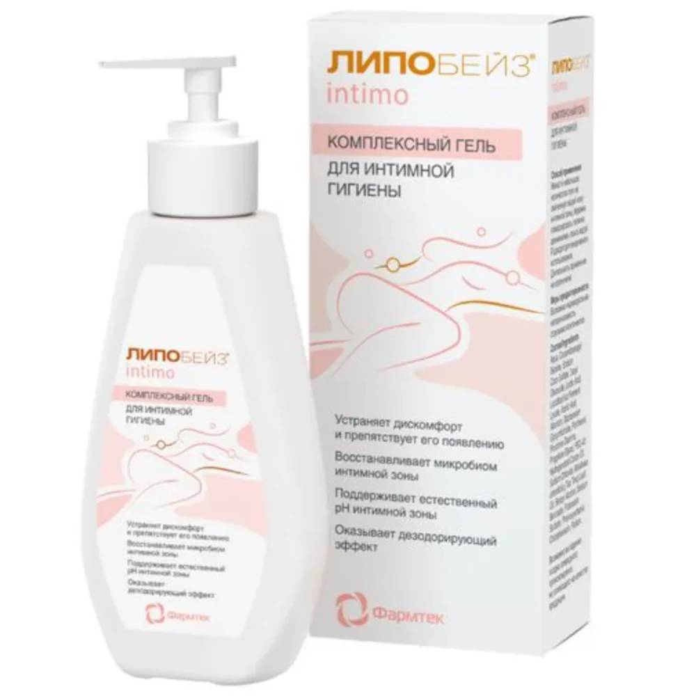  Комплексный гель для интимной гигиены, 200 мл (Липобейз, Intimo) фото 0