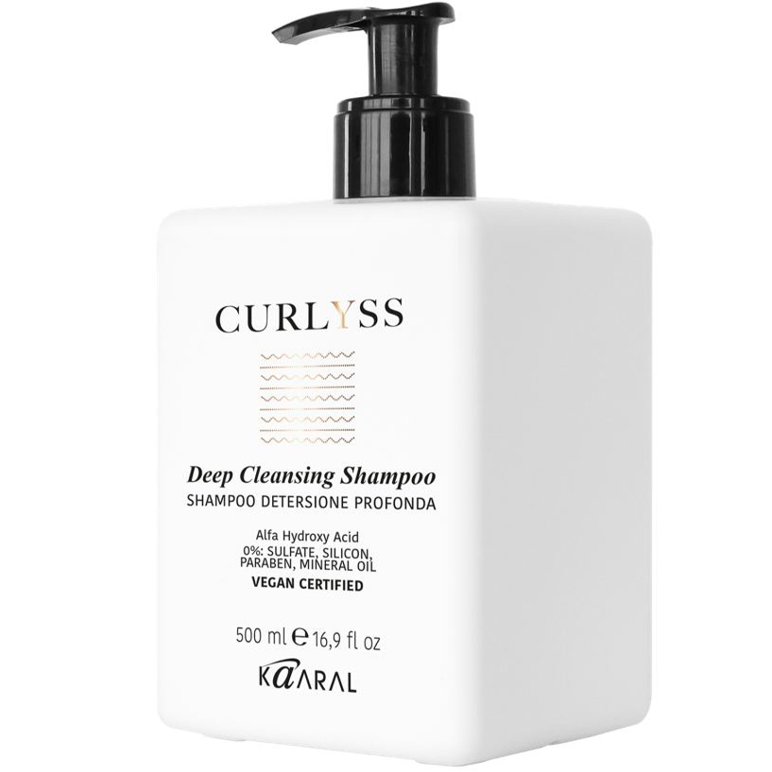 Каарал Шампунь для глубокого очищения волос Deep Cleansing Shampoo pH8, 500 мл (Kaaral, Curliss) фото 1