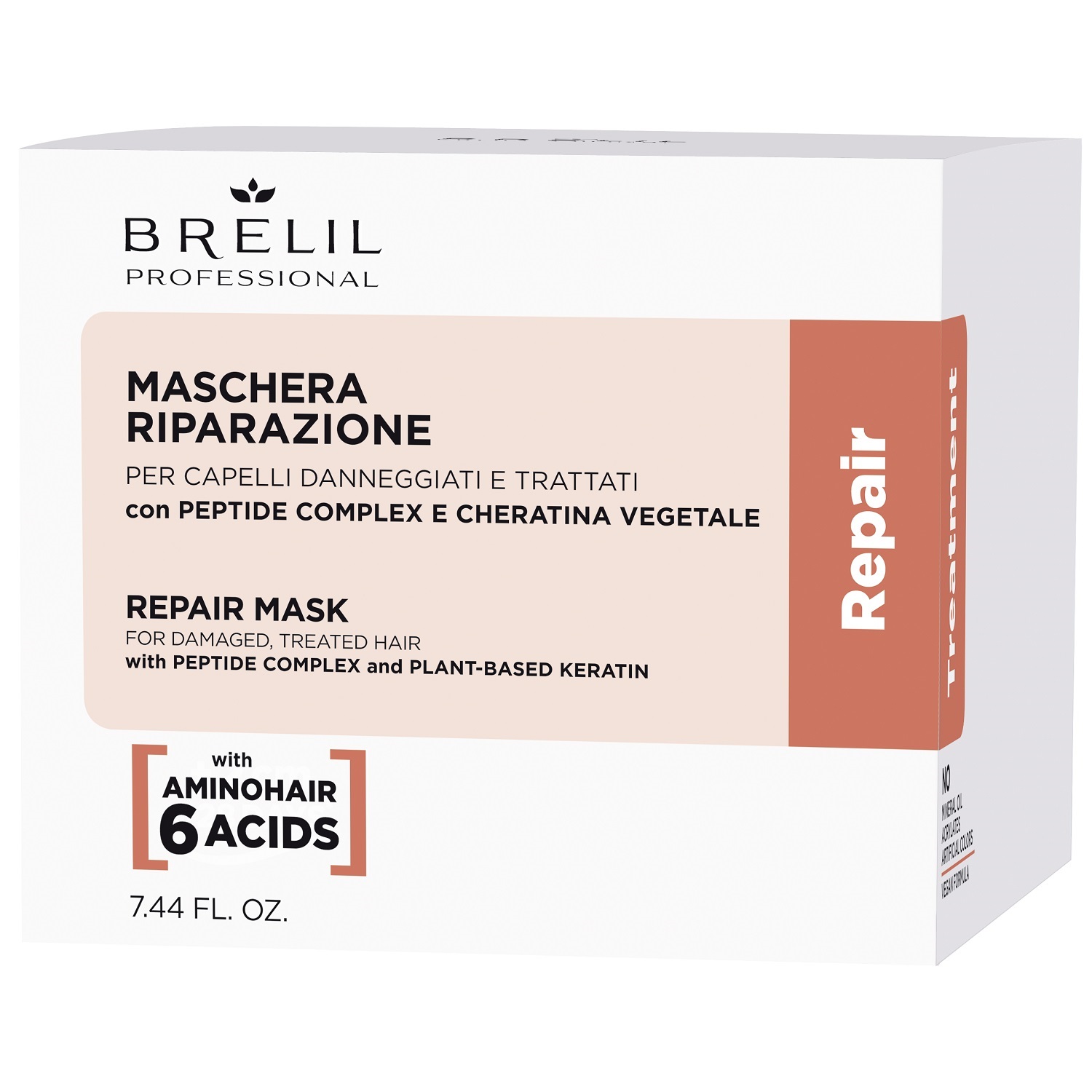 Брелил Профессионал Восстанавливающая маска для поврежденных волос Repair Treatment, 220 мл (Brelil Professional, Amino Treatment) фото 1