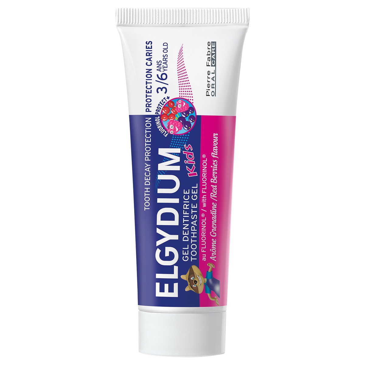 Эльгидиум Детская зубная паста-гель для защиты от кариеса со вкусом красных ягод 3-6 лет, 50 мл (Elgydium, Kids & Junior) фото 8