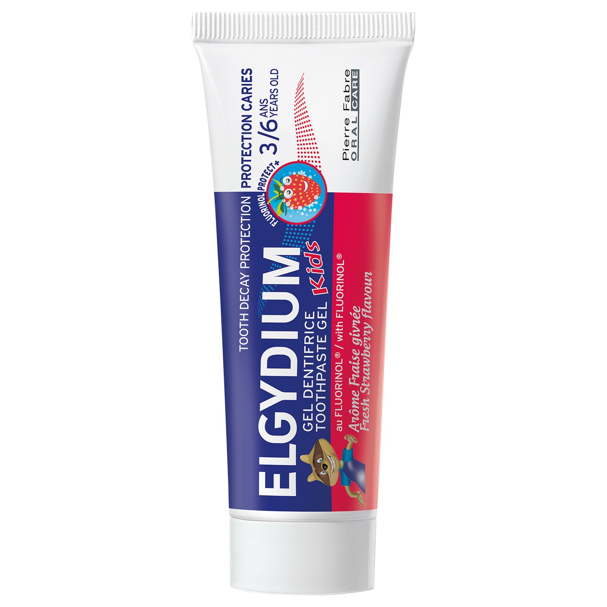 Эльгидиум Детская зубная паста-гель для защиты от кариеса со вкусом свежей клубники 3-6 лет, 50 мл (Elgydium, Kids & Junior) фото 8