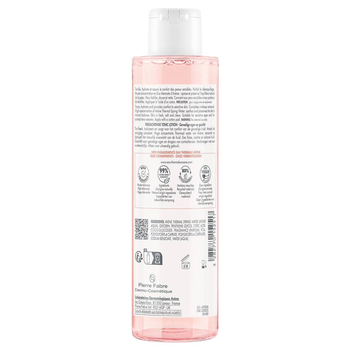 Авен Тонизирующий успокаивающий лосьон для лица, 200 мл (Avene, Les Essentiels) фото 1