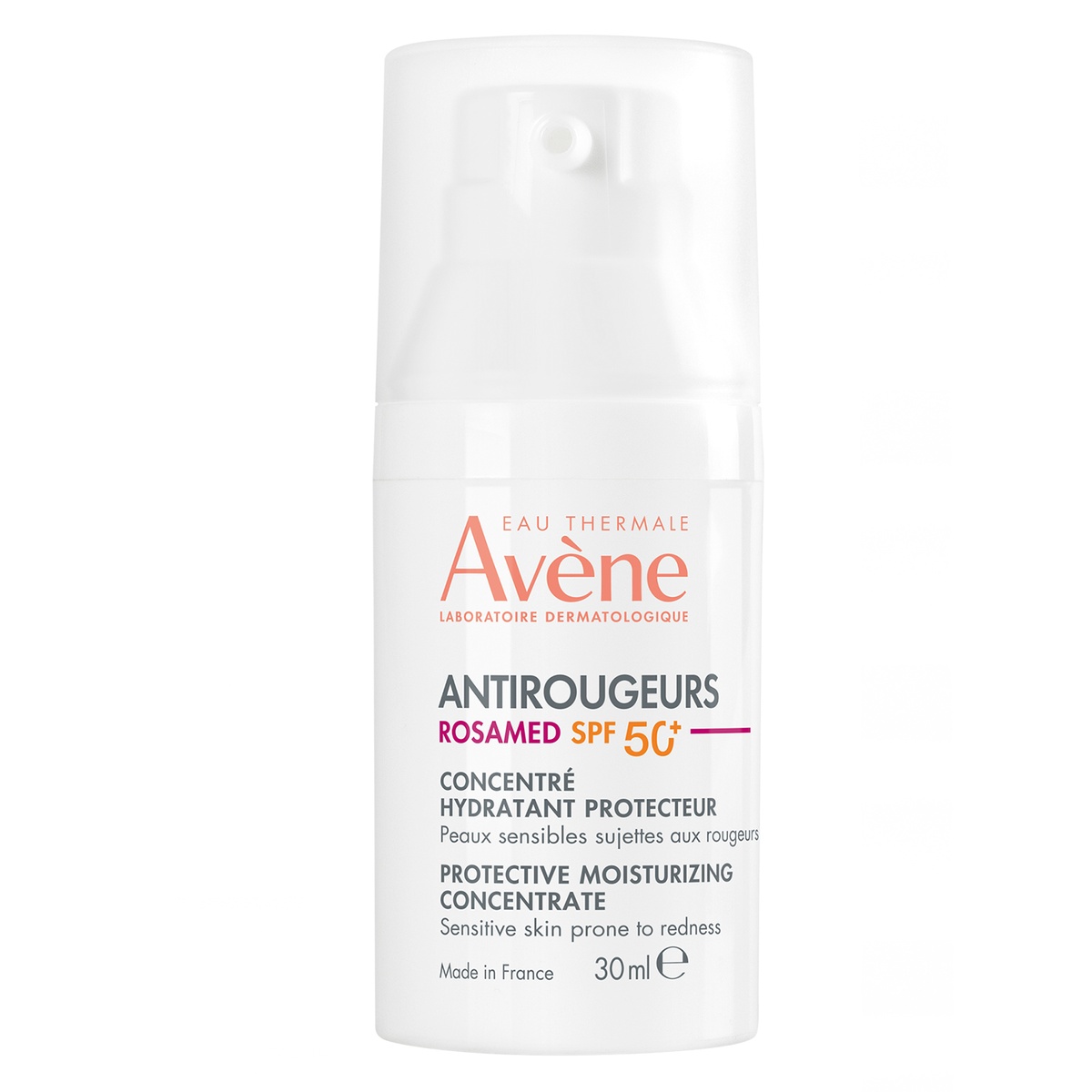 Avene Защитный увлажняющий концентрат Rosamed SPF50 для кожи, склонной к покраснениям, 30 мл. фото
