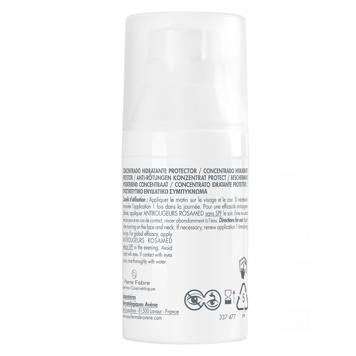 Avene Защитный увлажняющий концентрат Rosamed SPF50 для кожи, склонной к покраснениям, 30 мл. фото