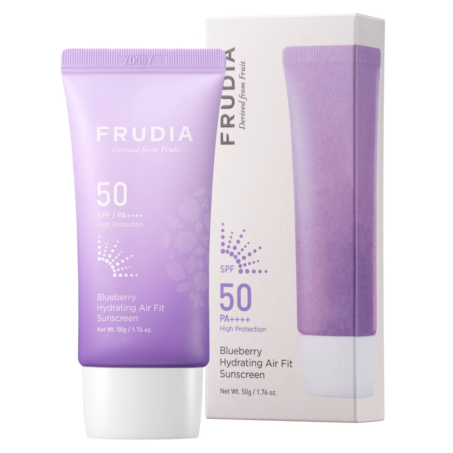 Фрудиа Легкий увлажняющий солнцезащитный крем с черникой SPF50 / PA++++, 50 г (Frudia, Увлажнение с черникой) фото 0