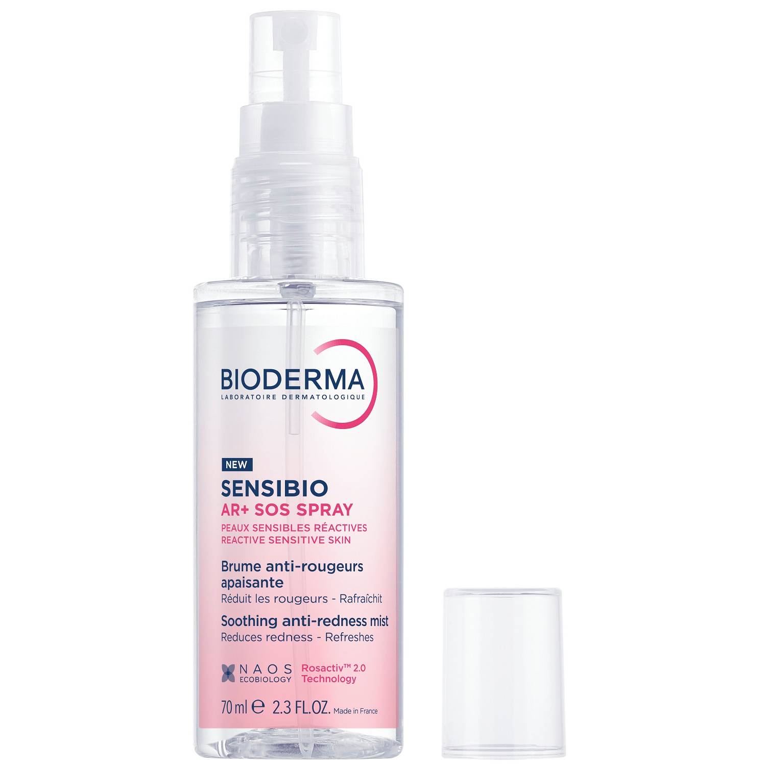 Биодерма Мгновенно успокаивающий спрей AR+ SOS против покраснений, 70 мл (Bioderma, Sensibio) фото 2