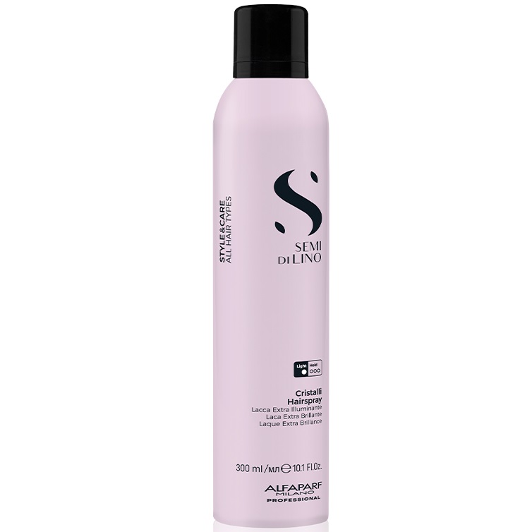  Лак для волос легкой фиксации, придающий блеск Cristalli  Hairspray, 500 мл (Alfaparf Milano, Style & Care) фото 0