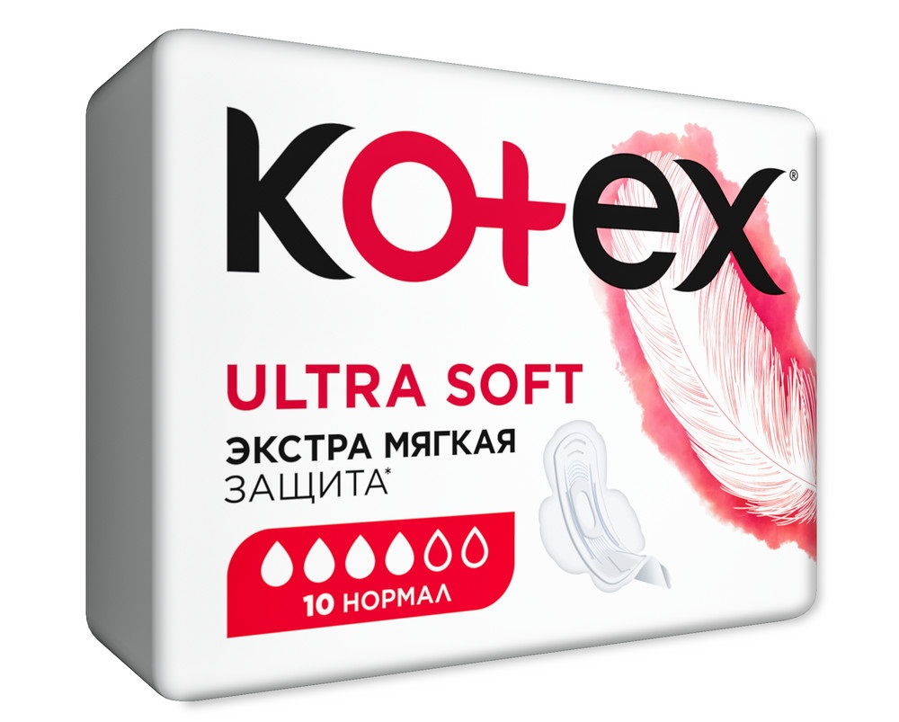 Kotex Прокладки Ultra Soft Normal, 10 шт. фото