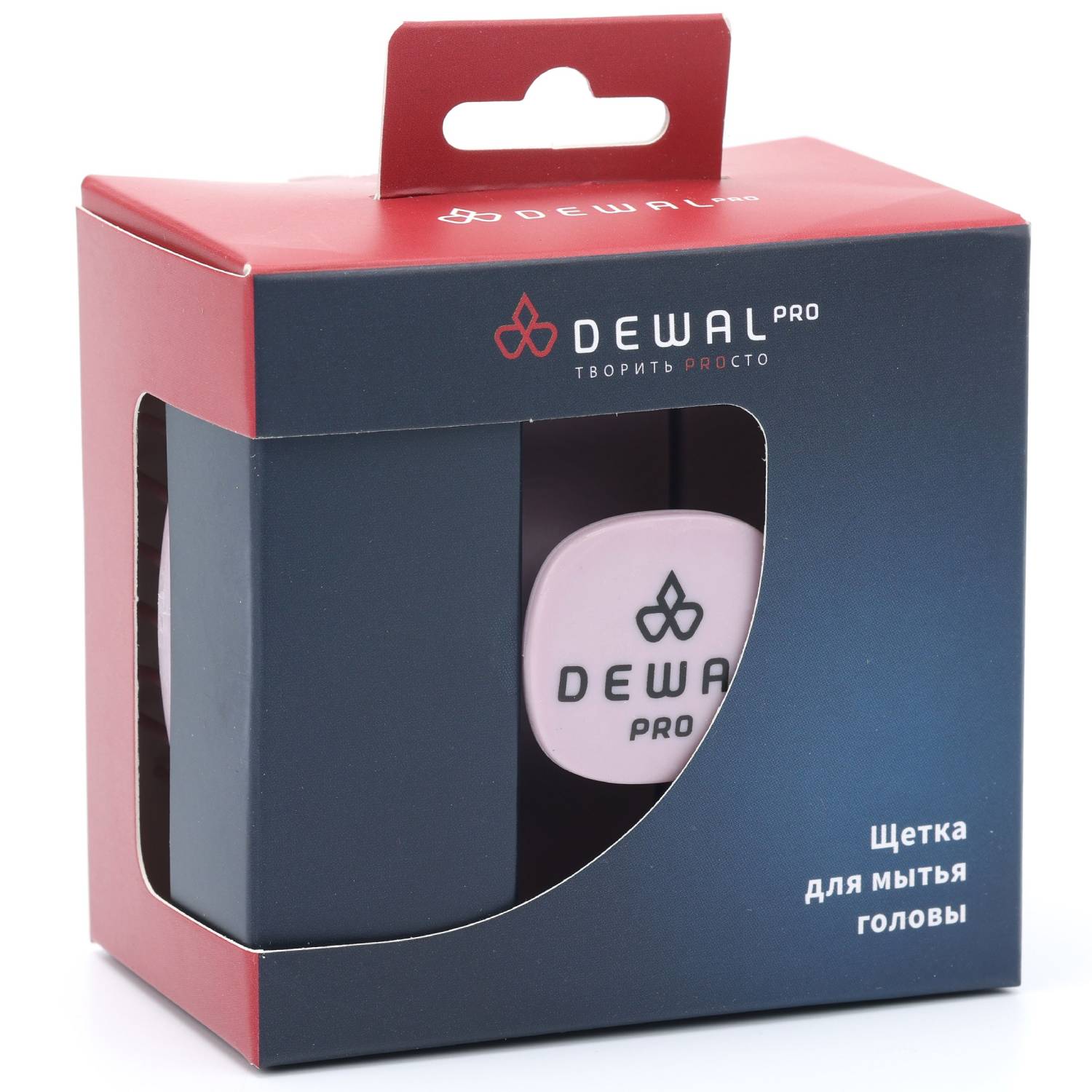 Деваль Про Щетка для мытья головы New Flexi, лавандовая (Dewal Pro, Расчески и брашинги) фото 2