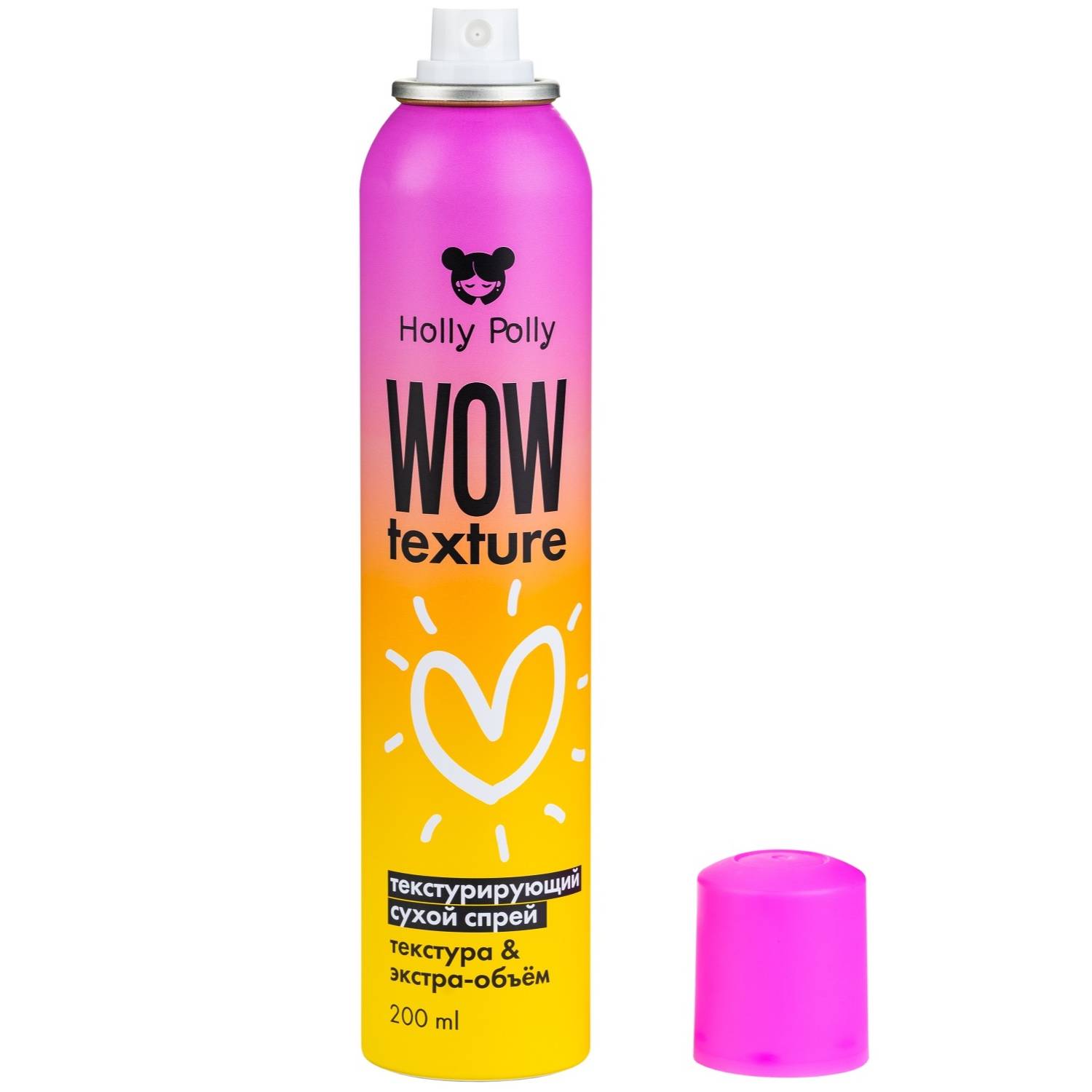 Холли Полли Текстурирующий сухой спрей для экстра-объема волос Wow Texture, 200 мл (Holly Polly, Dry Shampoo) фото 1
