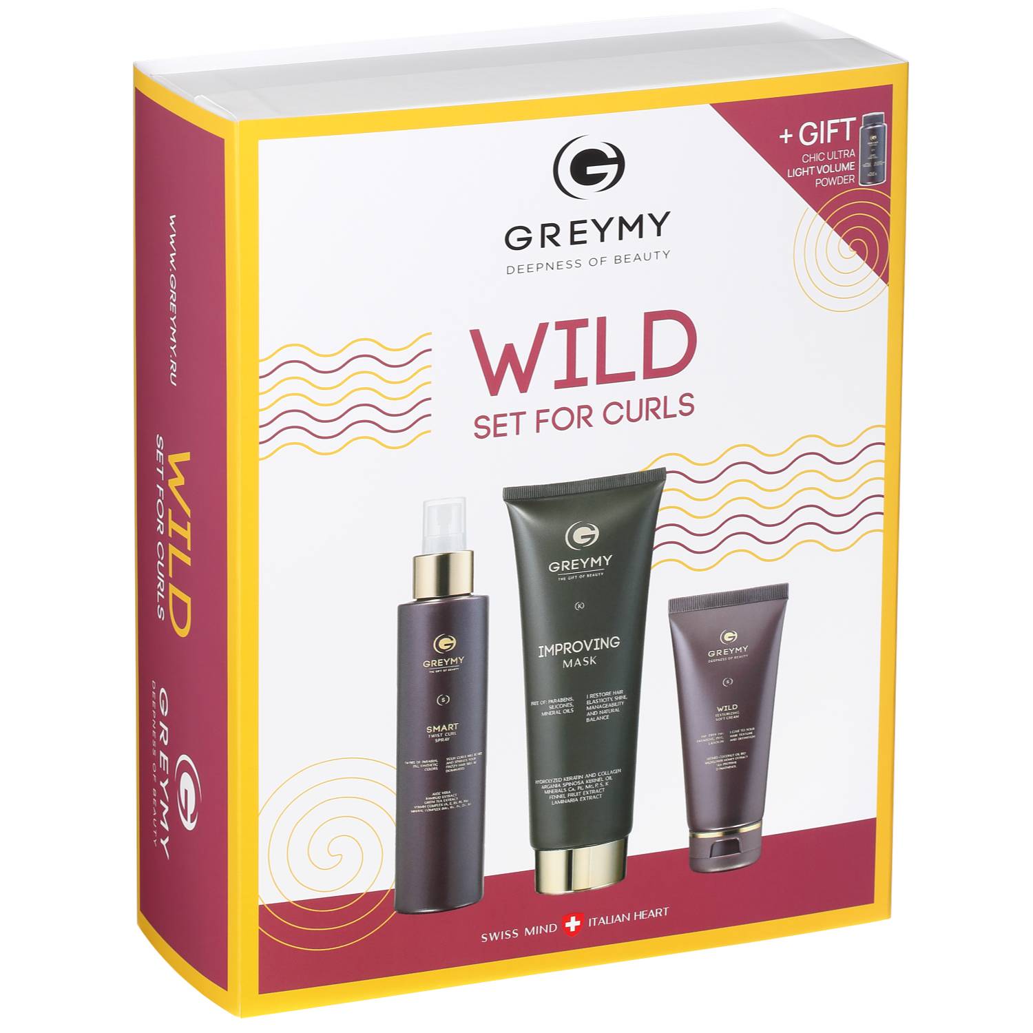 Грэми Набор для кудрявых волос Wild Set For Curls (Greymy, Shine) Грэми Набор для кудрявых волос Wild Set For Curls (Greymy, Shine) фото 1