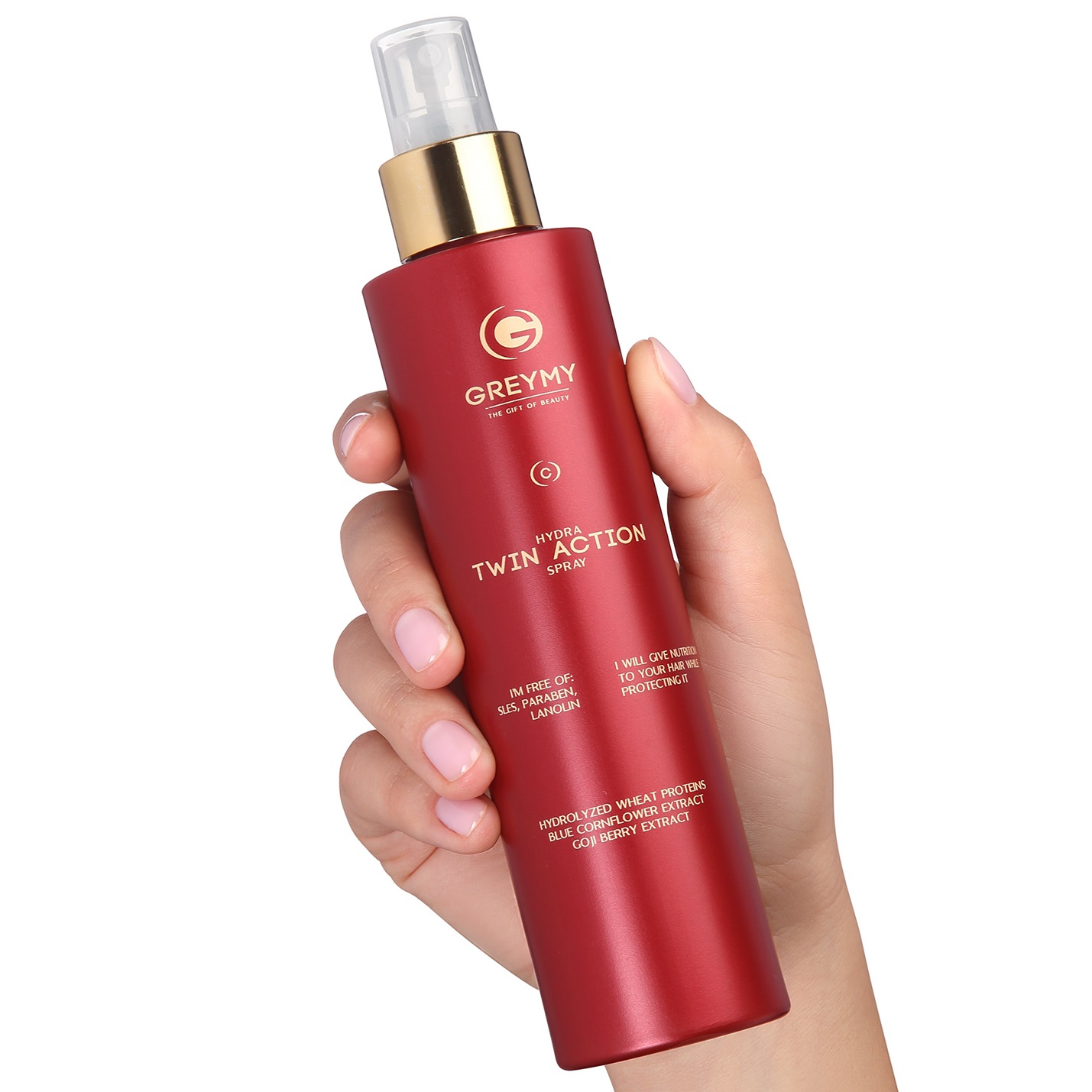 Грэми Несмываемый спрей двойного действия для увлажнения и защиты Hydra Twin Action, 200 мл (Greymy, Color) фото 1
