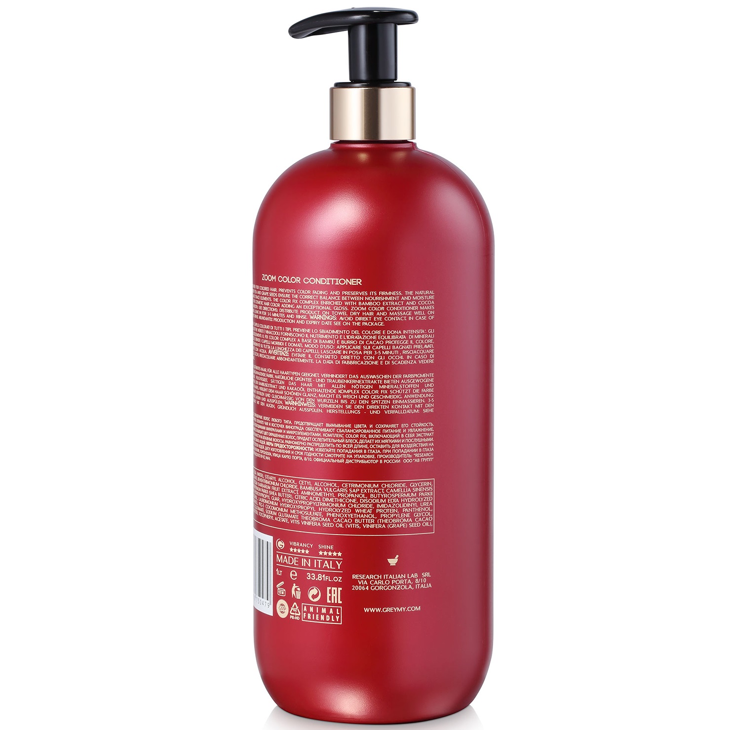 Грэми Оптический кондиционер для окрашенных волос Zoom Color, 1000 мл (Greymy, Color) фото 3