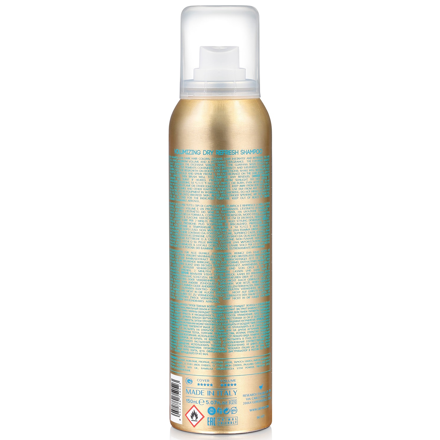 Грэми Сухой шампунь для светлых волос Volumizing Dry Refresh Blonde, 150 мл (Greymy, Volume) фото 2