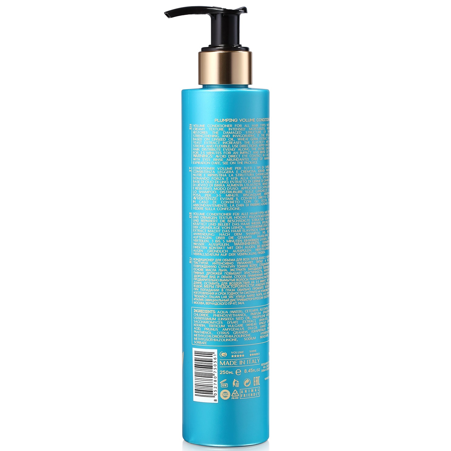 Грэми Уплотняющий кондиционер для объема волос Plumping Volume, 250 мл (Greymy, Volume) фото 2