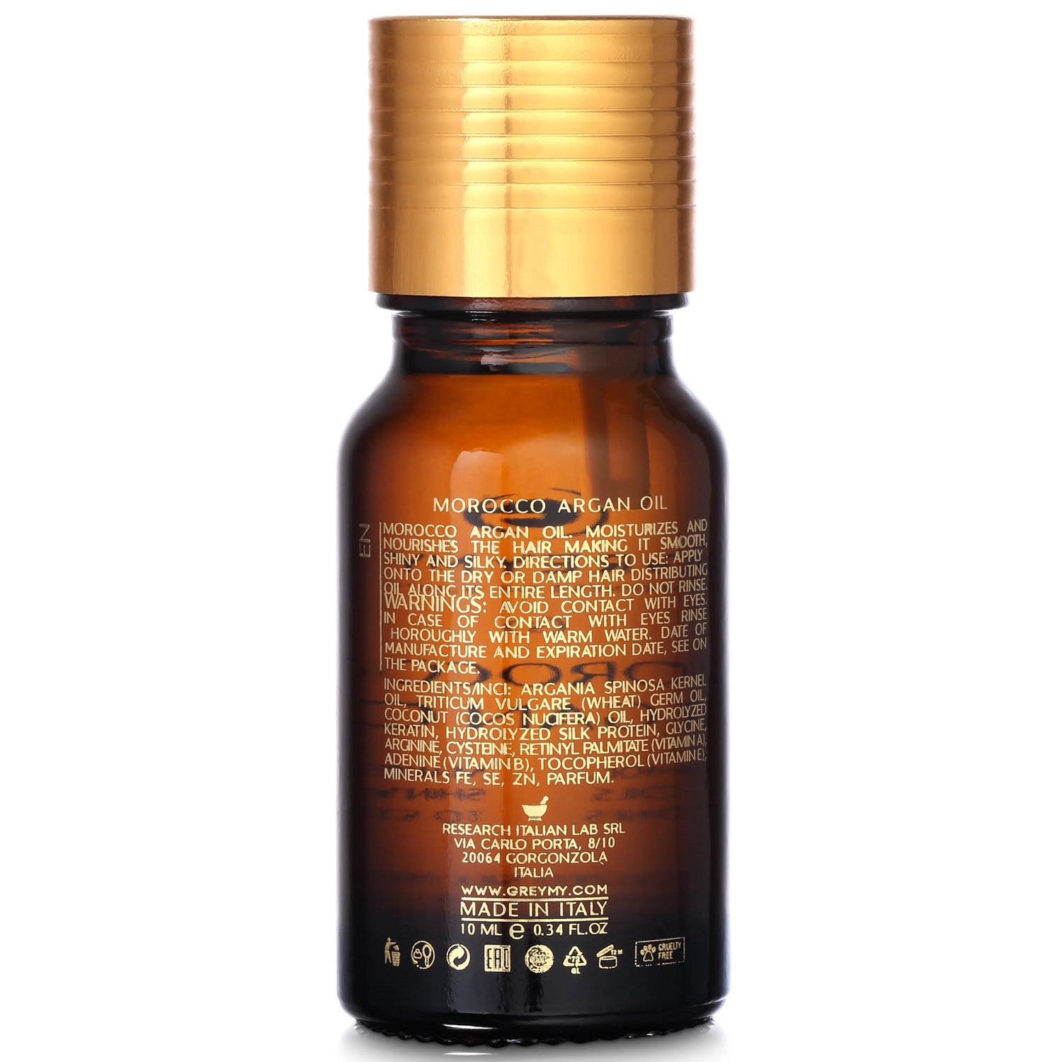 Грэми Марокканское аргановое масло для волос Morocco Argan Oil, 10 мл (Greymy, Shine) Грэми Марокканское аргановое масло для волос Morocco Argan Oil, 10 мл (Greymy, Shine) фото 2