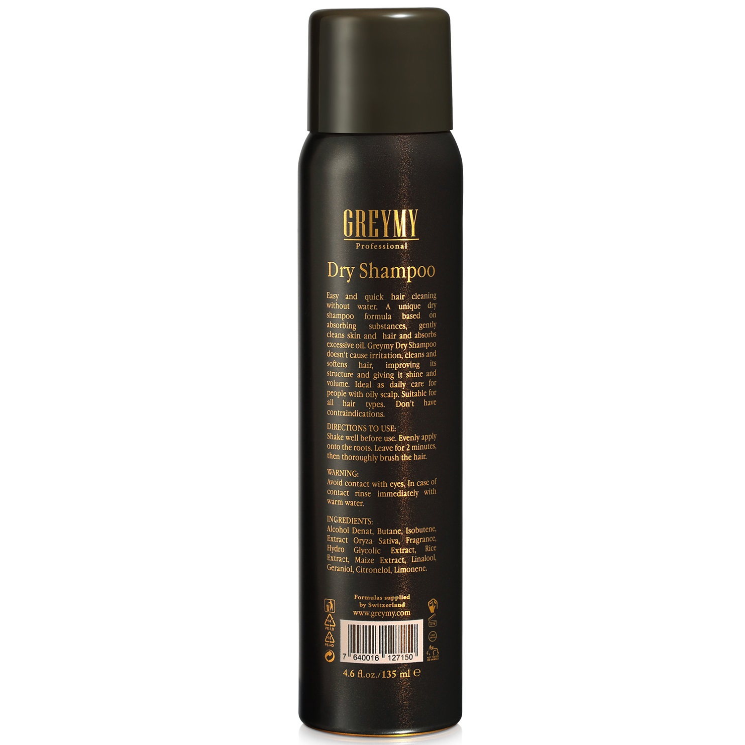 Грэми Сухой шампунь для волос Dry Shampoo, 135 мл (Greymy, Shine) фото 2