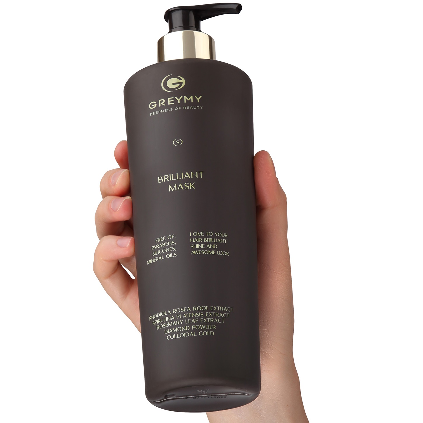 Грэми Бриллиантовая маска для волос Brilliant Mask, 500 мл (Greymy, Shine) фото 1