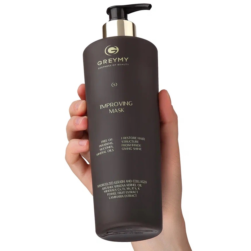 Грэми Совершенствующая маска для волос Improving Mask, 500 мл (Greymy, Shine) фото 1