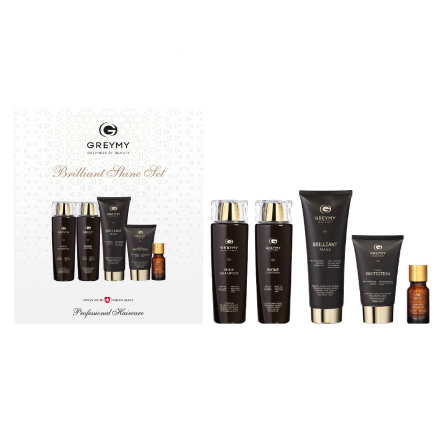 Грэми Набор для блеска волос Brilliant Shine Set (Greymy, Shine) фото 0