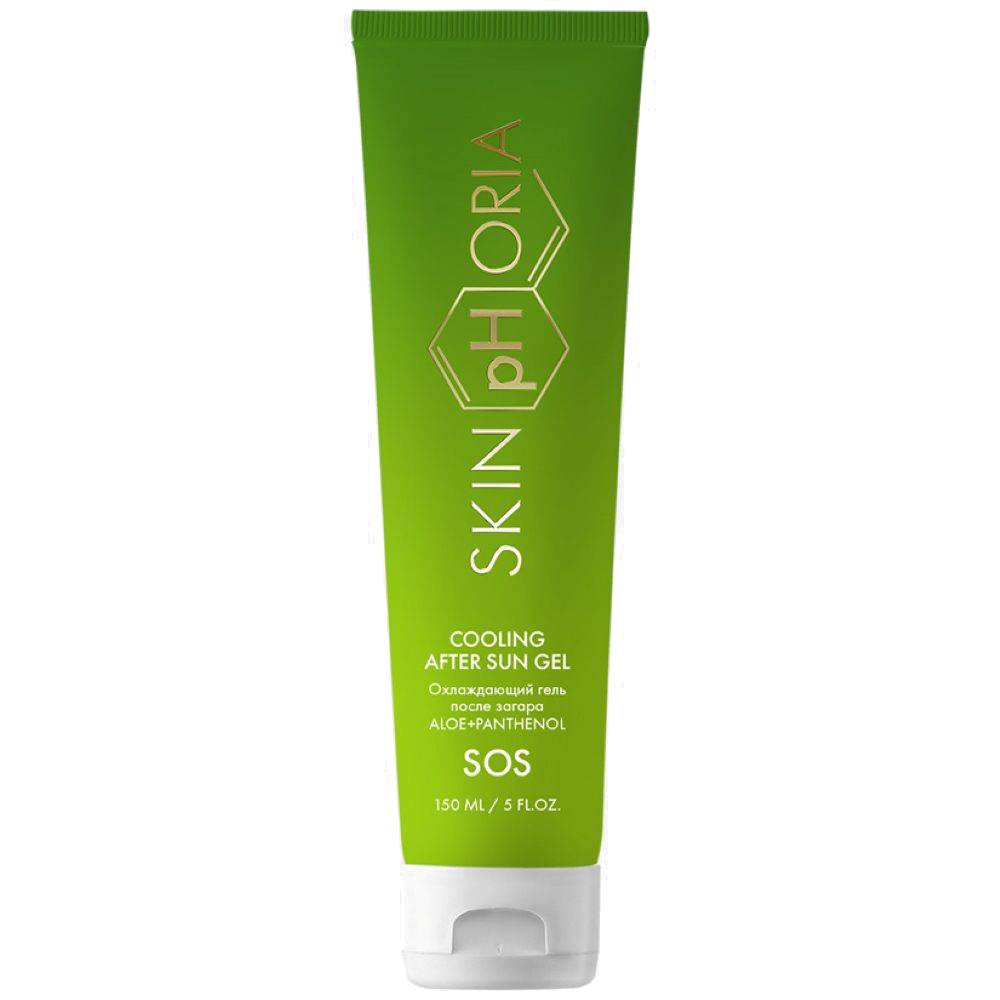 Скинфория Охлаждающий гель после загара с алоэ и пантенолом Cooling After Sun Gel, 150 мл (SkinpHoria, Sun) фото 0
