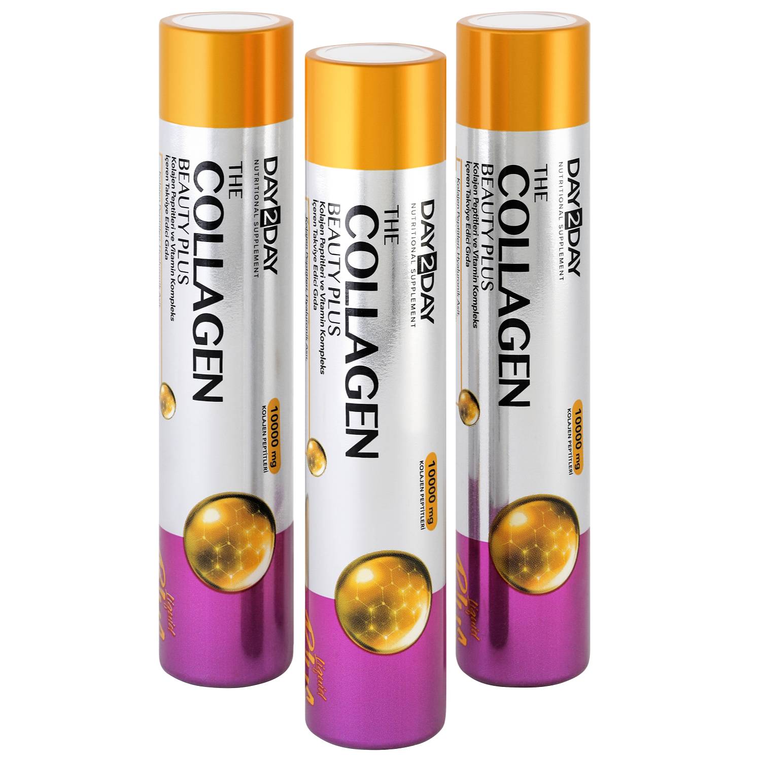 Дэй Ту Дэй Комплекс Collagen Beauty Plus 1000 мг со вкусом манго, тубы 30 доз х  40 мл (Day2Day, ) фото 1