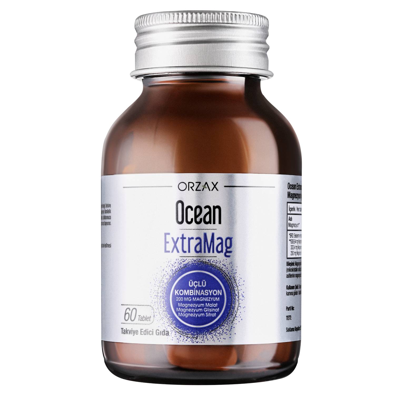 Орзакс Оушен Экстра магний Extramag 200 мг, 60 таблеток (Orzax Ocean, ) фото 1