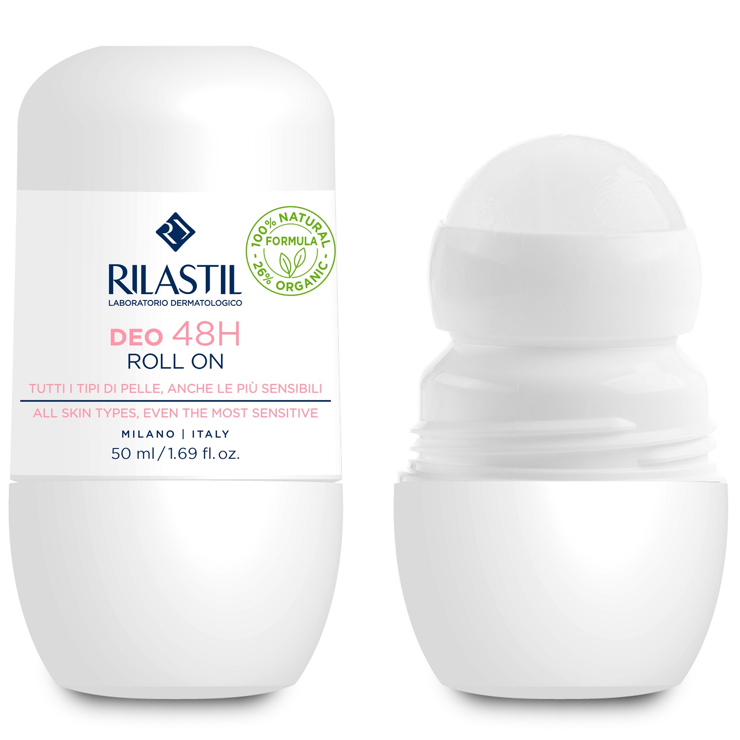 Риластил Шариковый дезодорант-антиперспирант 48 ч, 50 мл (Rilastil, Deo 48H) фото 2