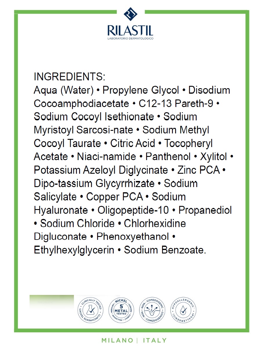 Риластил Очищающий мусс для проблемной кожи, склонной к акне, 165 мл (Rilastil, Acnestil) фото 3