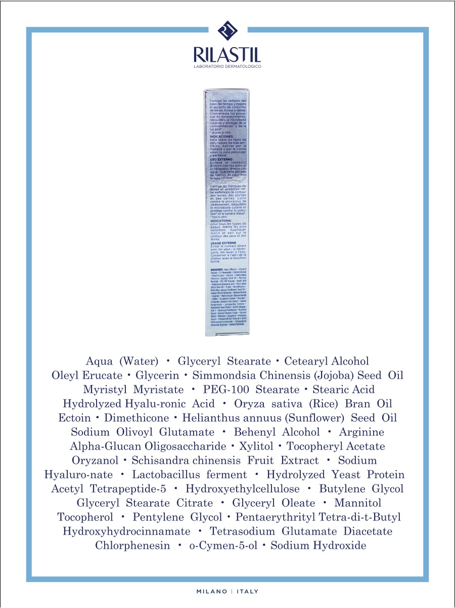 Риластил Антивозрастной крем против морщин для контура глаз и губ, 15 мл (Rilastil, Multirepair) Риластил Антивозрастной крем против морщин для контура глаз и губ, 15 мл (Rilastil, Multirepair) фото 4