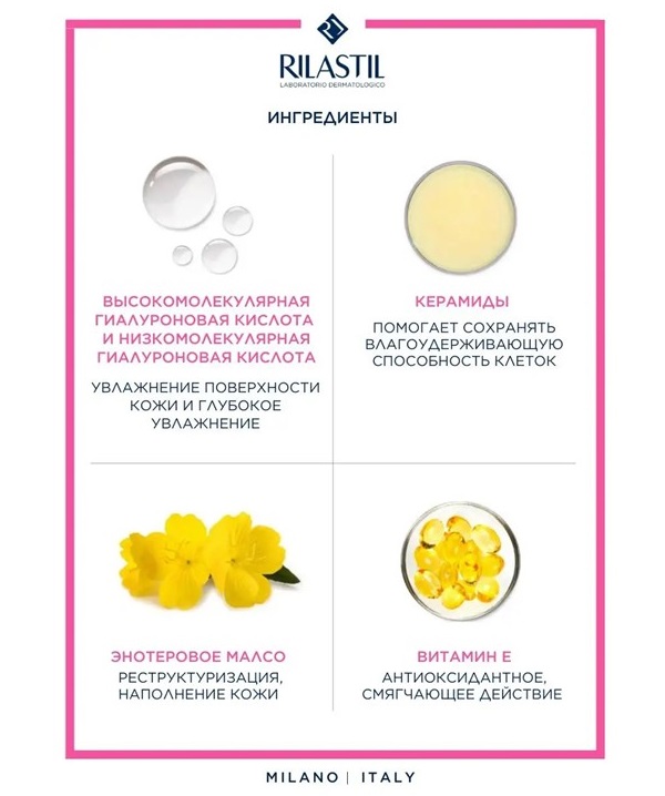 Риластил Крем для кожи вокруг глаз, 15 мл (Rilastil, Aqua) фото 2
