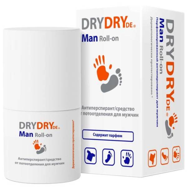 Dry Dry Дезодорант антиперспирант парфюмированный для мужчин, 50 мл. фото